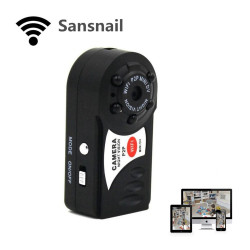 Мини Wi Fi камера Q7 P2P HD резолюция и нощно ползване IP15 6