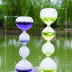Елегантен стъклен, цветен таймер – тип „пясъчен часовник“  с мехурчета SL4 2