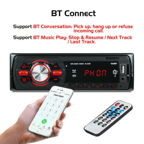 Многофункционален Bluetooth MP3 плейър, FM и връзка със смартфон AUTO RADIO5