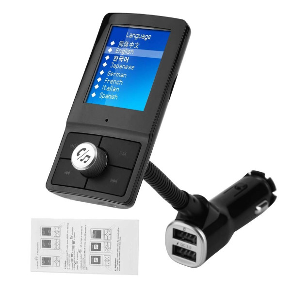 Хендсфри радио трансмитер за автомобил с Bluetooth, USB, SD, цветен екран HF34 8