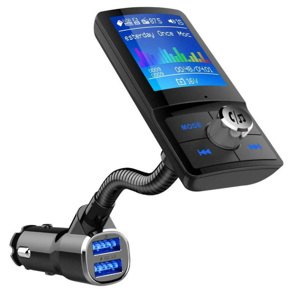 Хендсфри радио трансмитер за автомобил с Bluetooth, USB, SD, цветен екран HF34 12