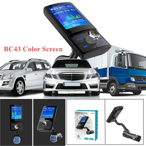 Хендсфри радио трансмитер за автомобил с Bluetooth, USB, SD, цветен екран HF34 23
