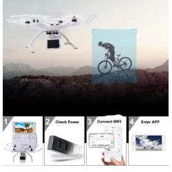 Професионален дрон с GPS, Wi Fi, FULL HD камера (запис в реално време) CG035 8