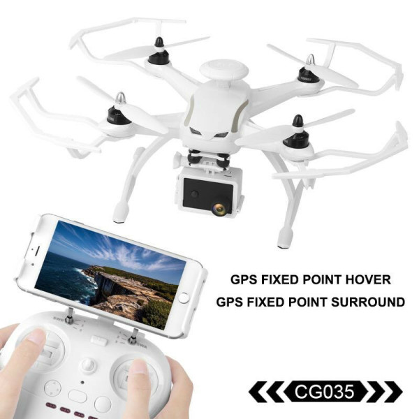 Професионален дрон с GPS, Wi Fi, FULL HD камера (запис в реално време) CG035