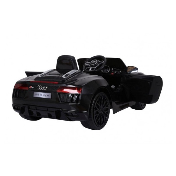 Детска кола с акумулаторна батерия детайлна реплика на Audi R8 Spyder