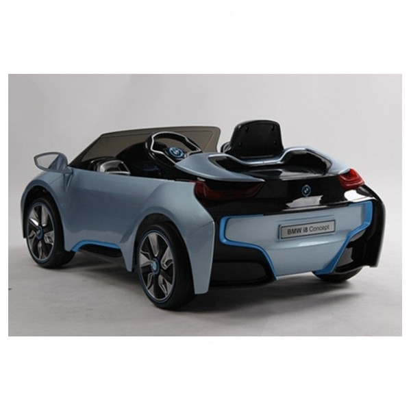 Едноместна детска кола с акумулаторна батерия лицензиран модел на  BMW I8 14