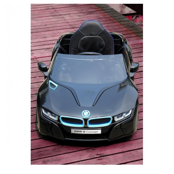 Едноместна детска кола с акумулаторна батерия лицензиран модел на  BMW I8 7