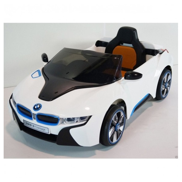Едноместна детска кола с акумулаторна батерия лицензиран модел на  BMW I8 10