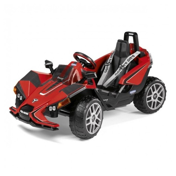 Едноместен детски състезателен автомобил с батерия реплика на Polaris SlingshotRC 6