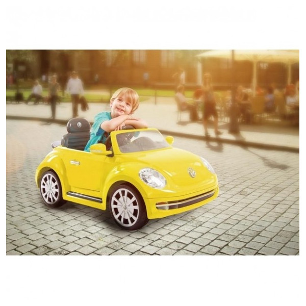 Детска кола с акумулаторна батерия детайлна реплика на Volkswagen Beetle