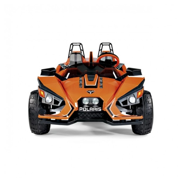 Двуместен детски състезателен автомобил с батерия реплика на Polaris Slingshot 4