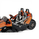 Двуместен детски състезателен автомобил с батерия реплика на Polaris Slingshot 7