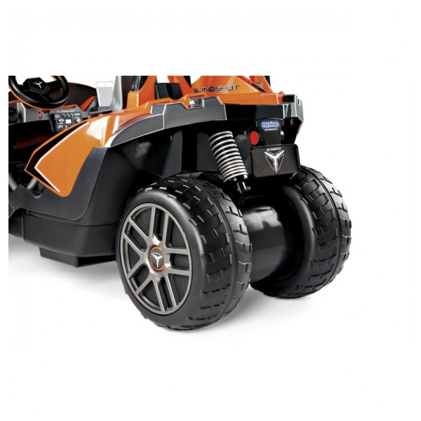 Двуместен детски състезателен автомобил с батерия реплика на Polaris Slingshot 11