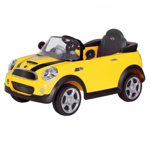 Детска кола с акумулаторна батерия детайлна реплика на Mini Cooper Cabrio 1