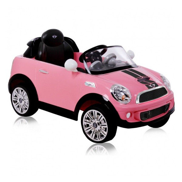 Детска кола с акумулаторна батерия детайлна реплика на Mini Cooper Cabrio