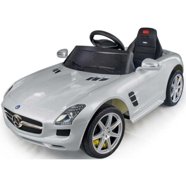 Детска кола с акумулаторна батерия детайлна реплика на Mercedes-Benz SLS AMG