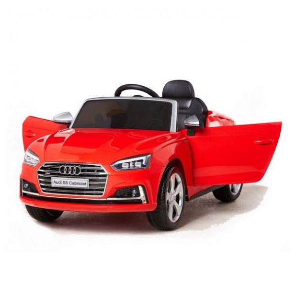 Детска кола с акумулаторна батерия детайлна реплика на Audi S5 Cabriolet