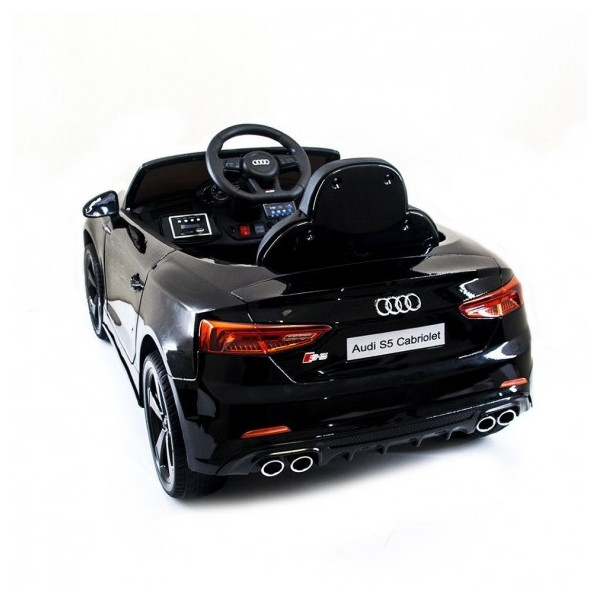 Детска кола с акумулаторна батерия детайлна реплика на Audi S5 Cabriolet 8