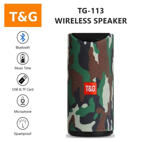 Bluetooth преносима колонка TG-113 5