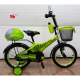 Велосипед за деца с помощни колела, кош за багаж и 16 инчови гуми 5