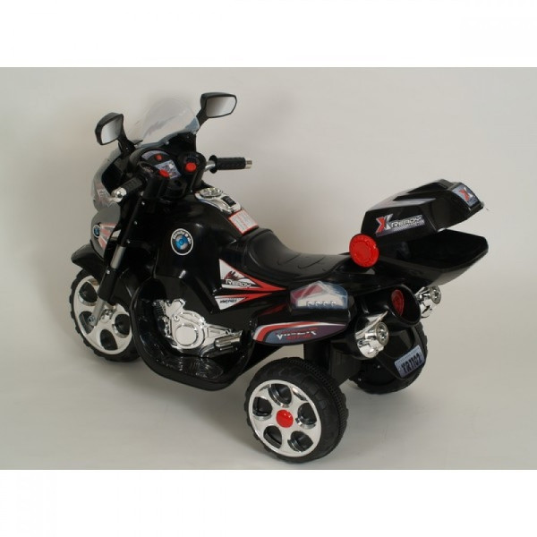 Акумулаторен детски мотор с багажник и светлинни ефекти 1102