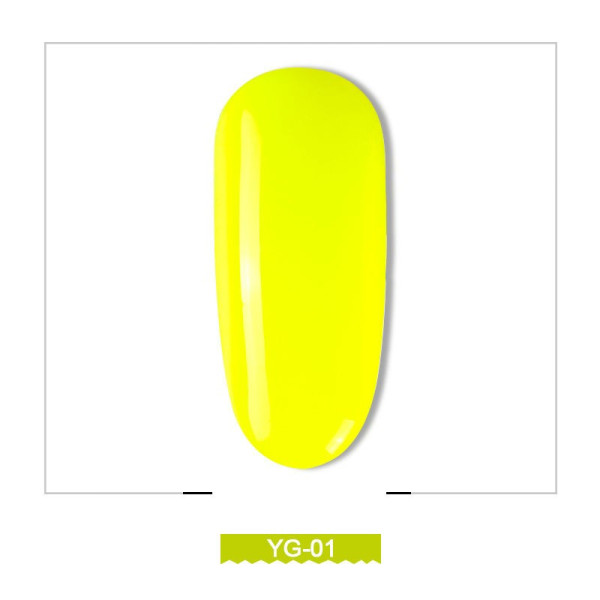 UV гел лак за нокти AS Anothersexy, в 6 варианта на флуоресцентни цветове ZJY3 6