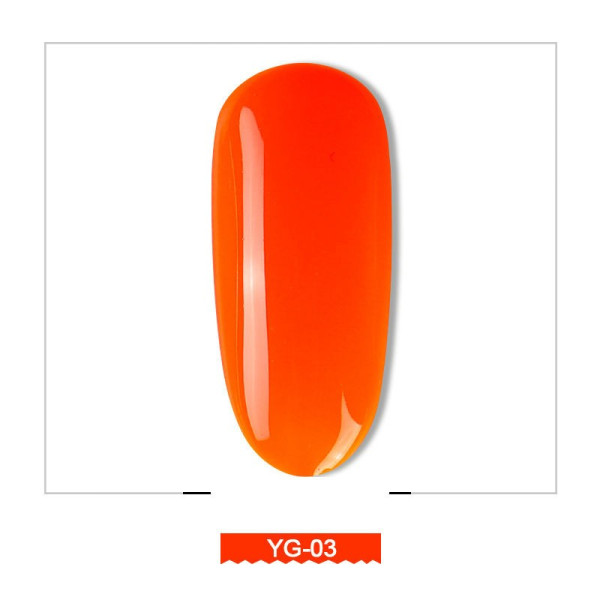 UV гел лак за нокти AS Anothersexy, в 6 варианта на флуоресцентни цветове ZJY3