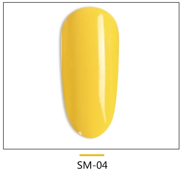 Висококачествен UV гел лак за нокти AS Anothersexy, в 6 нюанса Lemon yellow ZJY7 9