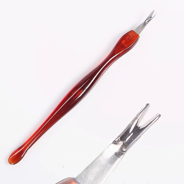 Инструмент за отстраняване и избутване на кожички около ноктите ZJY37 2