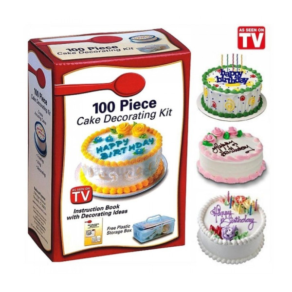 Комплект за декориране на торти- 100 броя TV710
