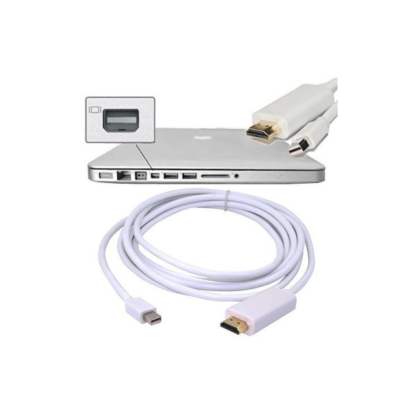 Преходник адаптер mini DP (дисплей порт) към HDMI мъжко 1
