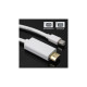 Преходник адаптер mini DP (дисплей порт) към HDMI мъжко 2