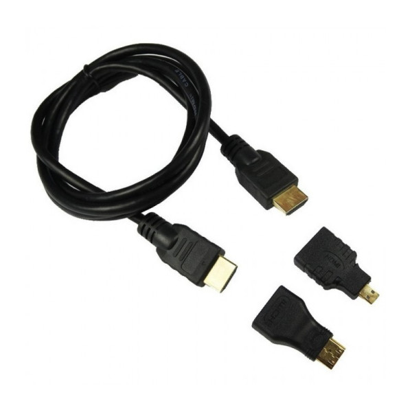 Свързващ кабел 3 в 1  - HDMI към HDMI