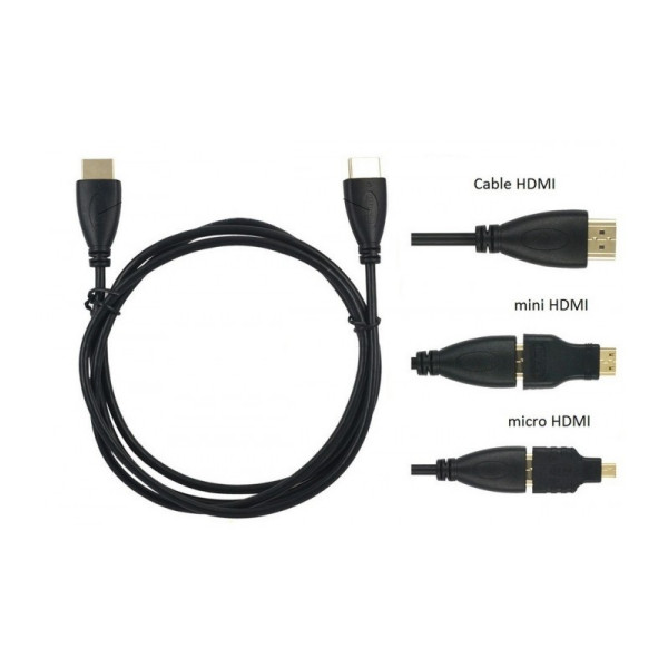 Свързващ кабел 3 в 1  - HDMI към HDMI 5
