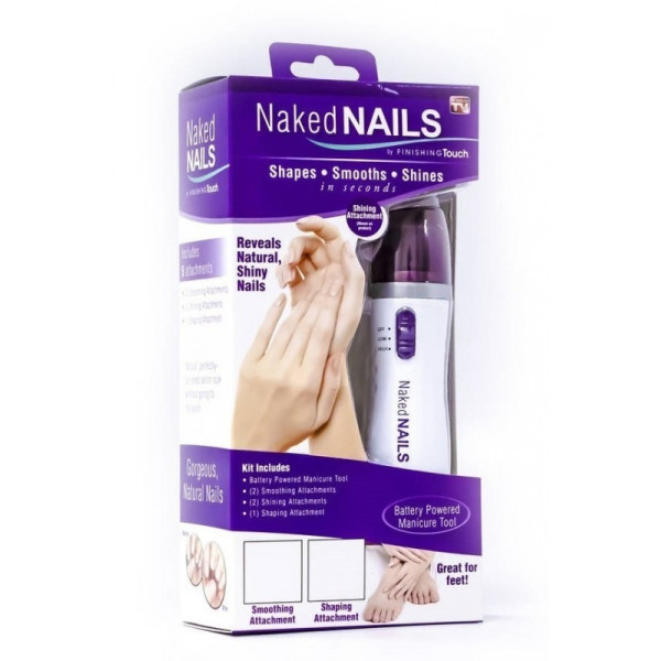 Електрическа пила за оформяне и полиране на нокти Naked nails TV582
