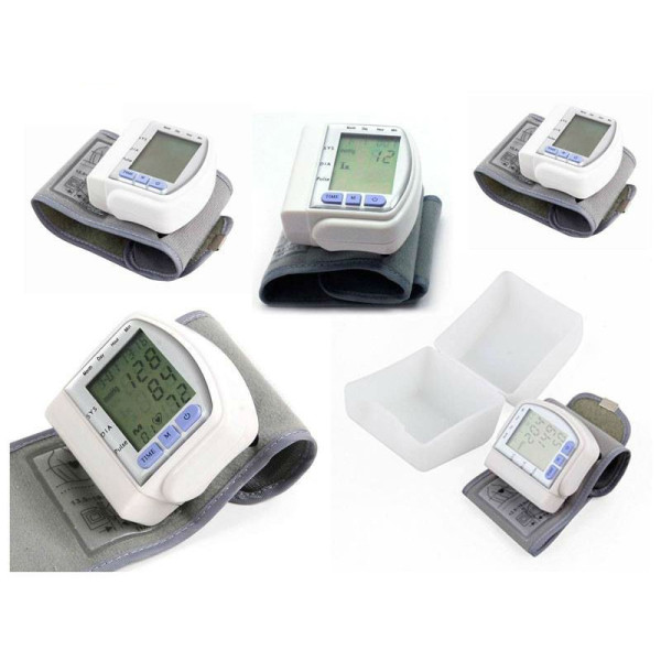 Апарат за измерване на кръвно налягане за китка с дигитален циферблат 2