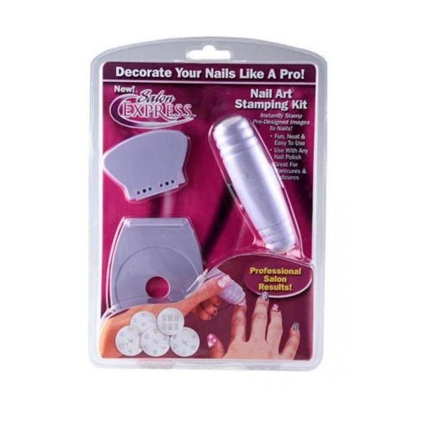 Комплект за маникюр Salon Express Nail Art Stamping Kit TV908