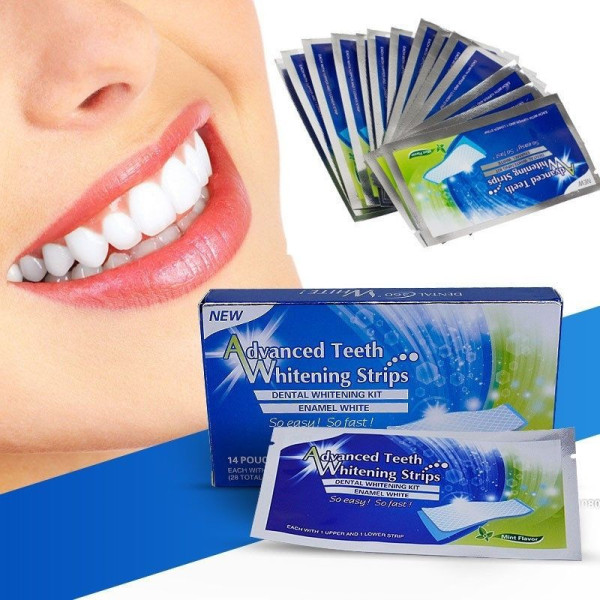 Избелващи ленти за зъби Advanced Teeth Whitening Strips TV268