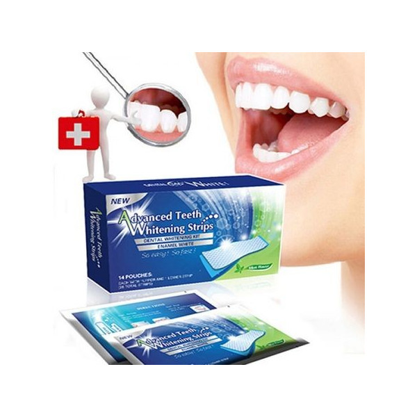 Избелващи ленти за зъби Advanced Teeth Whitening Strips TV268 3