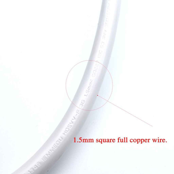 Захранващ кабел за електрическо инфраред отопление 6 метра