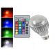 LED лампа с дистанционно управление - цветна