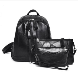 Компактна дамска раница, подарък дамска чанта и портмоне BAG82 5