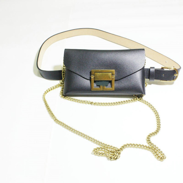 Стилна и елегантна мини чанта за кръст с модерен дизайн и правоъгълна форма BAG98