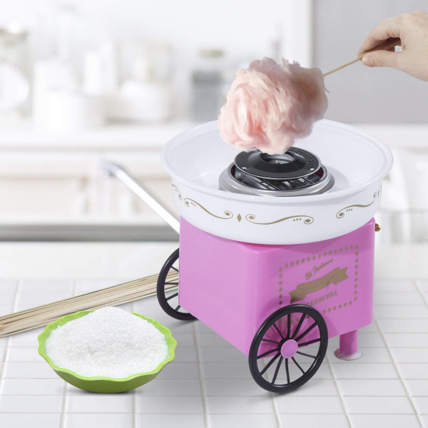 Ретро домашна машина за захарен памук 7