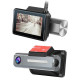 Компактна HD 3G камера за автомобил за предно виждане + задна камера AC89