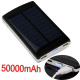 Соларна външна батерия с осветление 50000 mAh