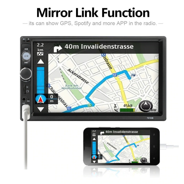 MP5 player 7 инча touchscreen и мултимедия за кола с GPS навигация  AUTO  RADIO18