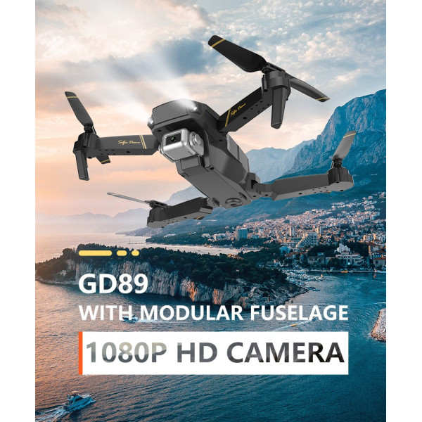 Мощен сгъваем квадрокоптер с HD камера и контрол чрез жестове DRON GD89 6