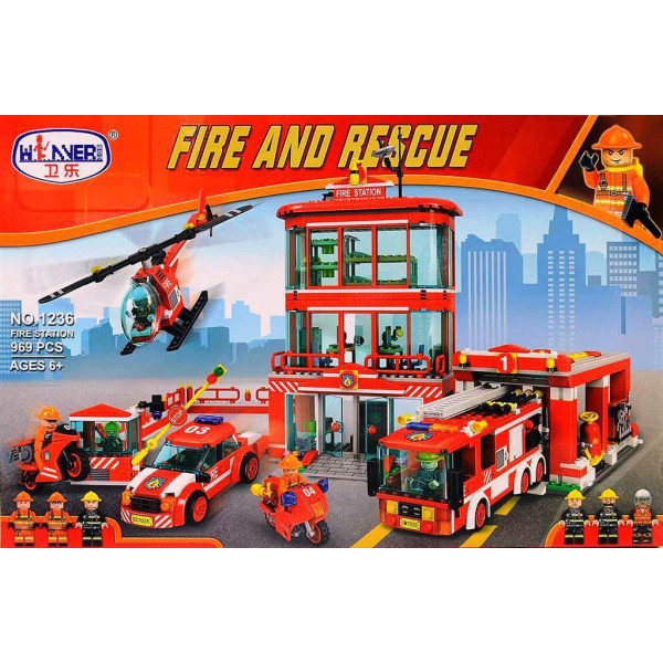 Детски конструктор Fire and Rescue 1