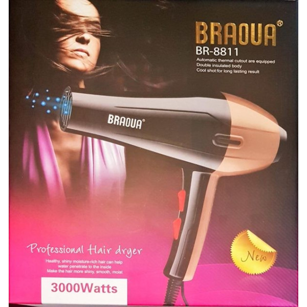 Професионален сешоар за коса - Braoua-professional-hair-dryer